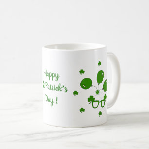Happy St Patri Minimalist Cute Coffee Mug
