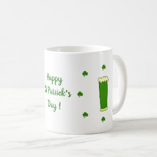 Happy St Patri Minimalist Cute Coffee Mug