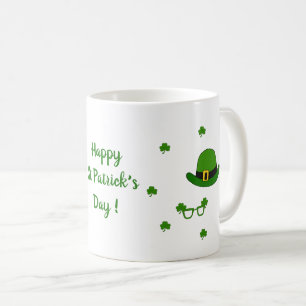 Happy St Patri Minimalist Cute Coffee Mug