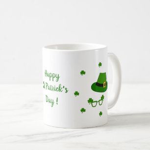 Happy St Patri Minimalist Cute Coffee Mug