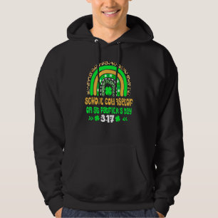 Happy St Patrick Day School Counsellor 3 17 Boho Hoodie
