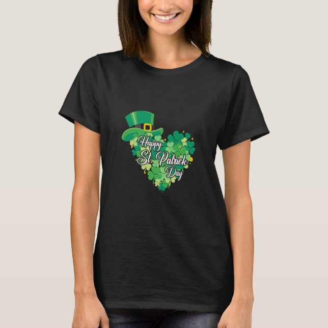 Happy St Patrick Day T-Shirt (Front)