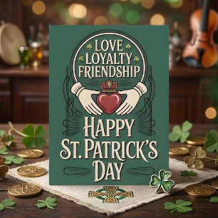 Happy St Patrick Days Love Loyalty Holiday Card