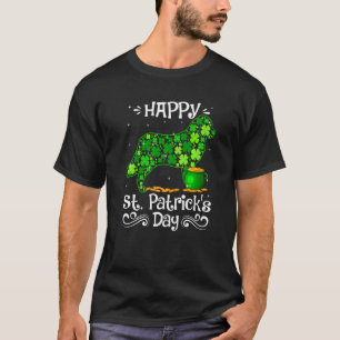 Happy St Patrick S Day Bernese Mountain Dog Shamro T-Shirt