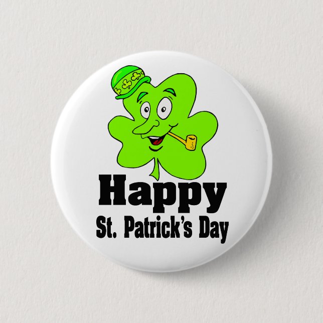 Happy St. Patrick’s Day Button (Front)