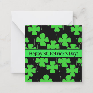 Happy st Patrick’s day cards, cute, stock up! Note Card