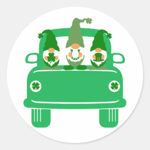 Happy St. Patrick’s Day – Celebrate the Irish Spir Classic Round Sticker