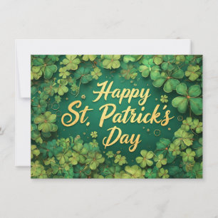 Happy St. Patrick’s Day Clover Design