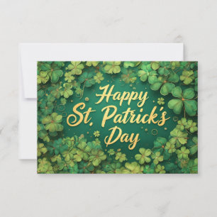 Happy St. Patrick’s Day Clover Design