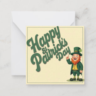 Happy St. Patrick’s Day Cute Leprechaun Card
