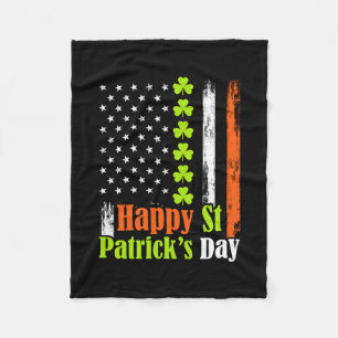 Happy St Patrick S Day Fleece Blanket