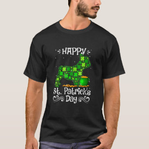Happy St Patrick S Day French Bulldog Dogs Shamroc T-Shirt