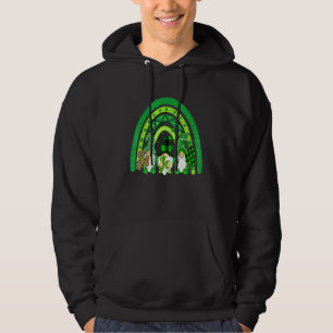 Happy St Patrick S Day Gnomes Rainbow Lucky Clover Hoodie