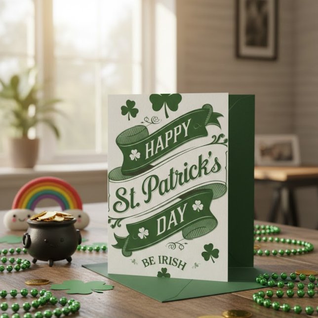 Happy St Patrick’s Day Irish Greeting Card (Creator Uploaded)