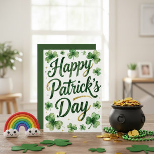 Happy St Patrick’s Day Irish Greeting Card