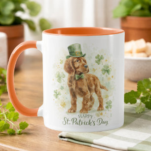 Happy St. Patrick’s Day Irish Setter  Mug