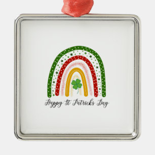 Happy St Patrick S Day Metal Ornament
