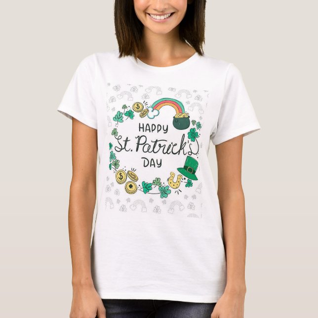Happy St. Patrick’s Day T-Shirt (Front)