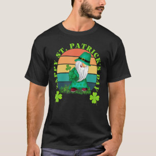 Happy St Patrick S Day Vintage Gnomes Saint Paddys T-Shirt