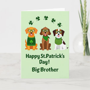 Happy St Patricks Big Brother Card