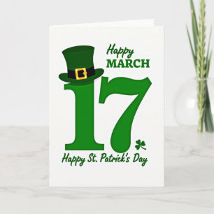 Happy St Patricks Day 17 Card