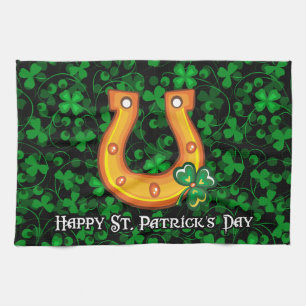 Happy St. Patrick's Day 1 Kitchen Towel