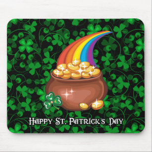 Happy St. Patrick's Day 1 Mousepad Options