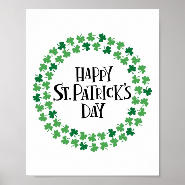 Happy St. Patrick's Day 1  Poster (Front)