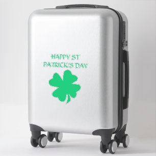 Happy St Patrick's Day 2024 Irish Shamrock Leaf