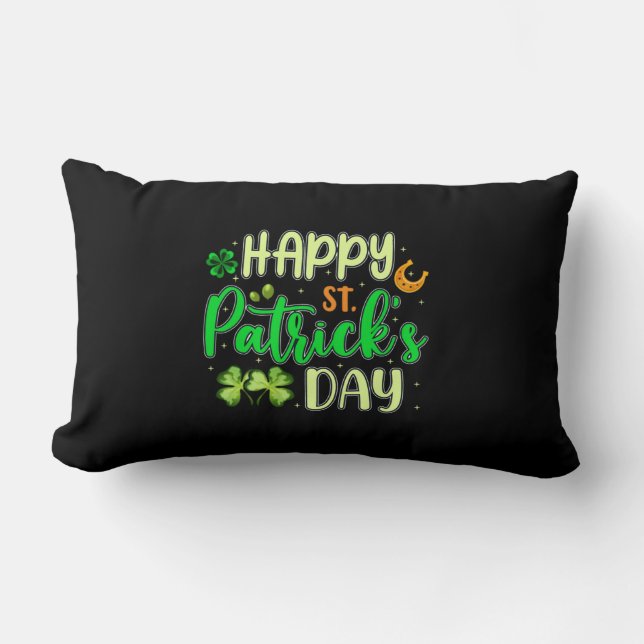 happy st patrick's day (2) lumbar cushion (Front)