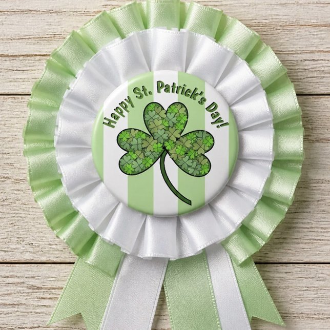 Happy St. Patrick's Day 3-Inch Button (Creator Uploaded)