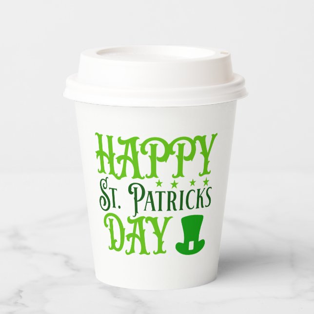 Happy St. Patrick's Day-88489  Paper Cups (Front)