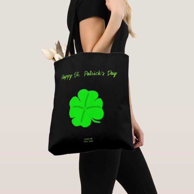 Happy St.  Patrick's Day All-Over-Print Tote Bag (Close Up)