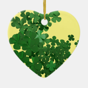 Happy St Patrick's Day and Good Luck Ceramic Ornament