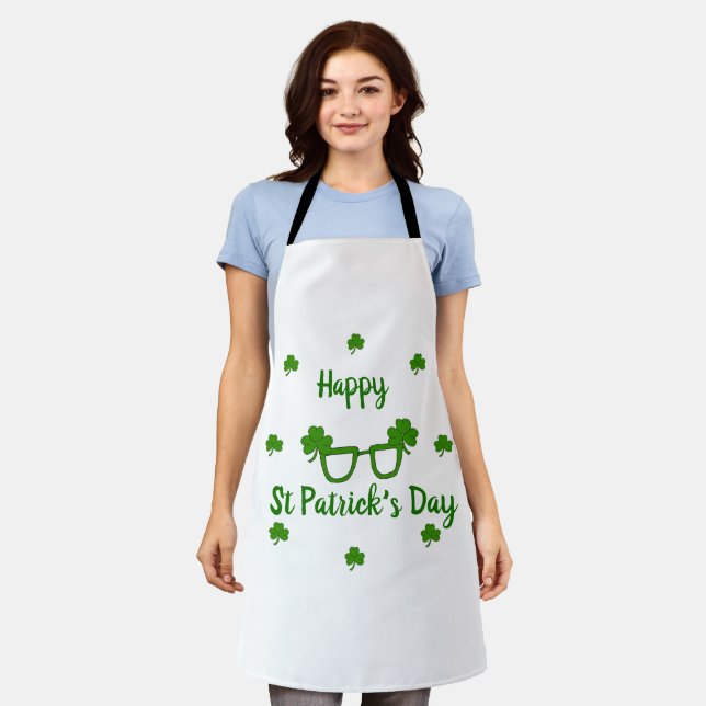 Happy St Patrick's Day       Apron (Worn)