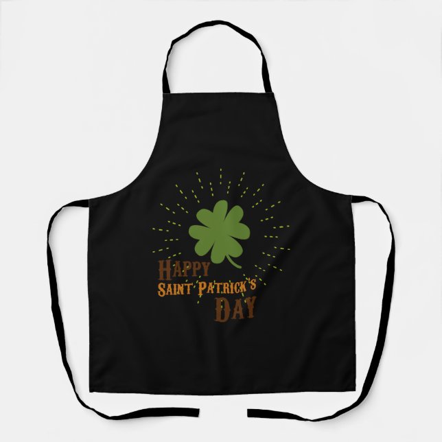 Happy St Patricks Day  Apron (Front)