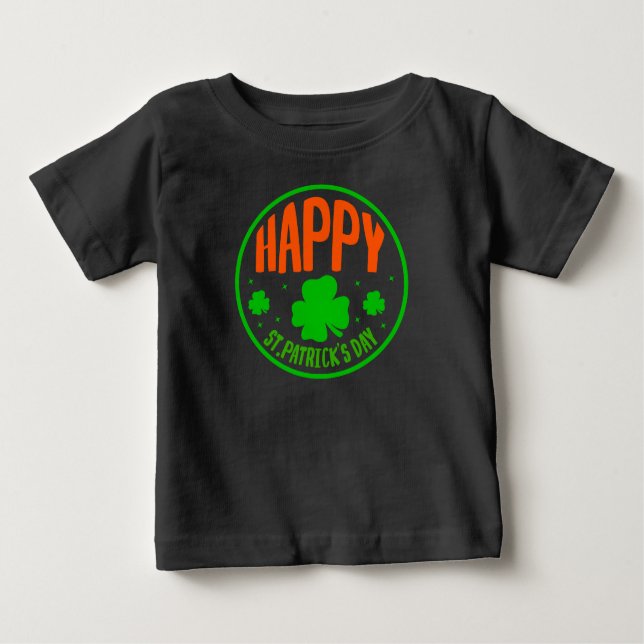 Happy St  Patrick's Day  Baby T-Shirt (Front)