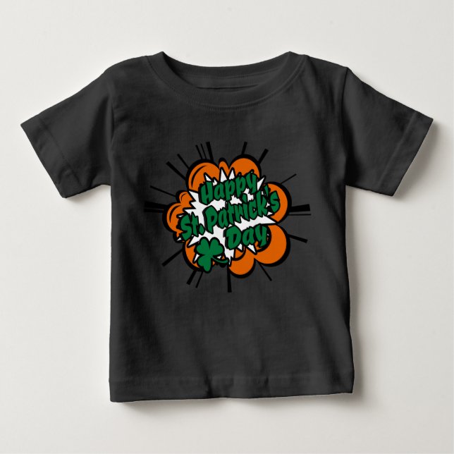 Happy St. Patrick's Day Baby T-Shirt (Front)