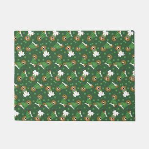 Happy St Patricks Day Beagle Dogs Doormat