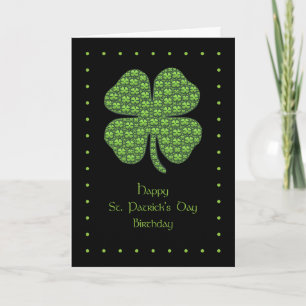 Happy St. Patrick's Day Birthday Card