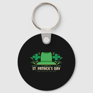 Happy St Patricks Day Birthday Saint Paddys Women Key Ring
