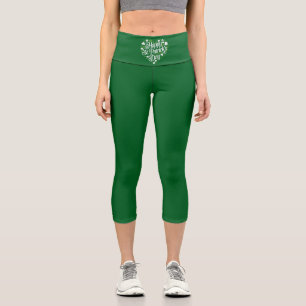 Happy St Patrick's Day  Capri Leggings