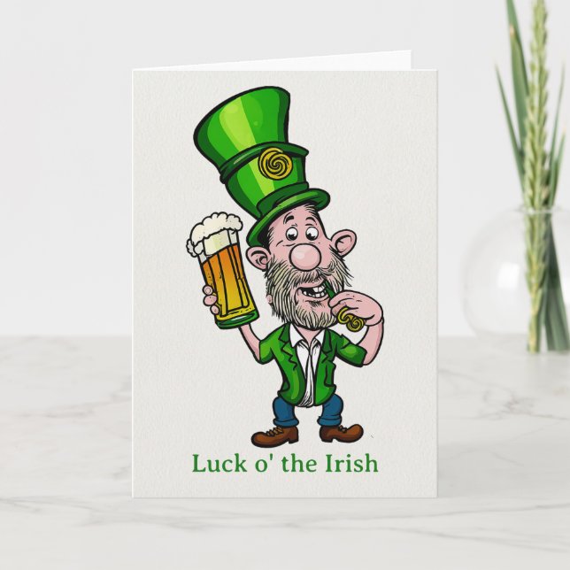 Happy St Patrick's Day Card (Front)