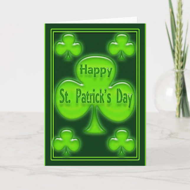 Happy St. Patrick's Day Card (Front)