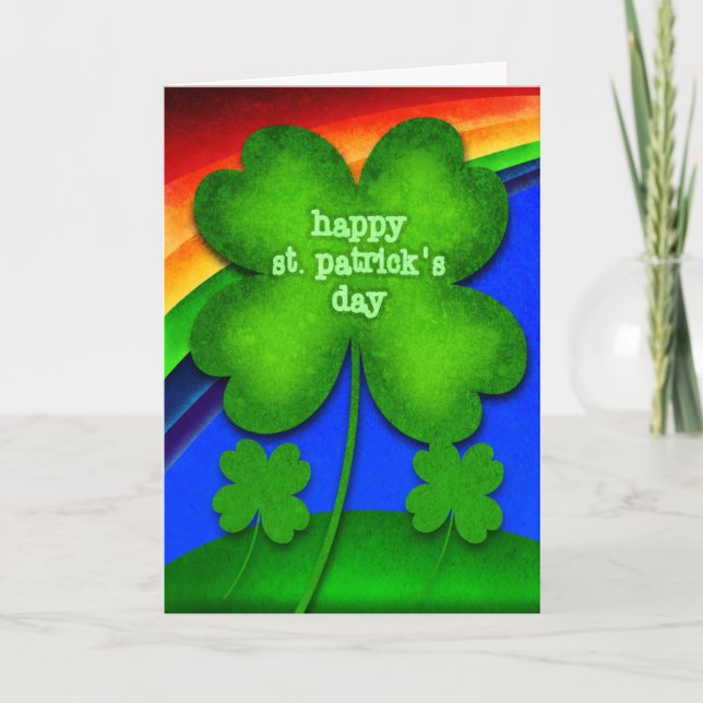 Happy St. Patrick's Day Card (Front)