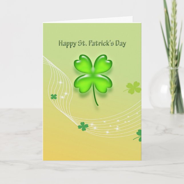 Happy St. Patrick's Day Card (Front)