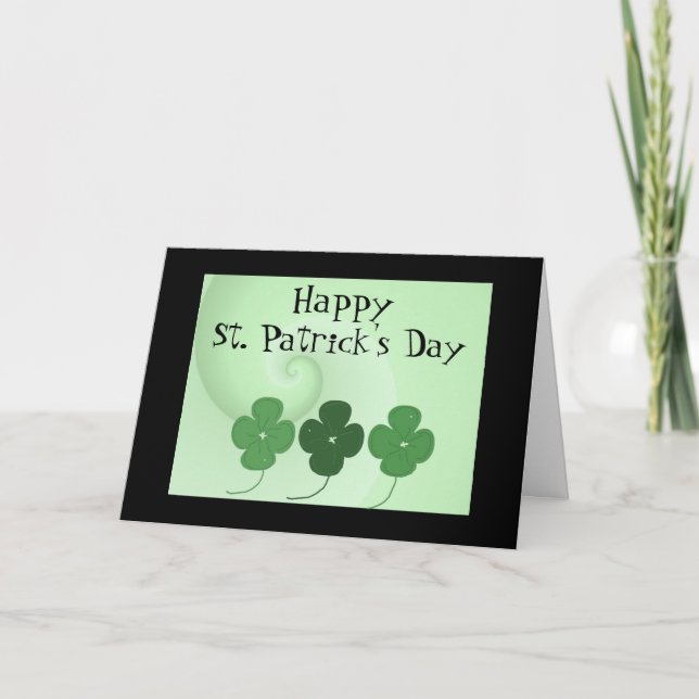 Happy St. Patrick's Day Card (Front)