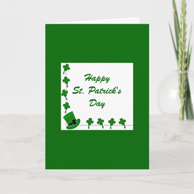 Happy St. Patrick's Day Card (Front)
