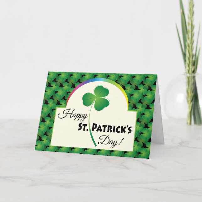 Happy St. Patrick's Day Card (Front)