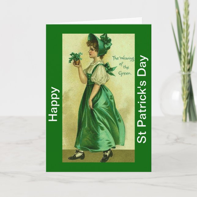 Happy St Patricks Day Card (Front)